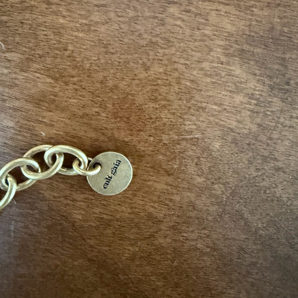 cult gaia Hammered Gold Link Collar Necklace - Picture 7 of 7